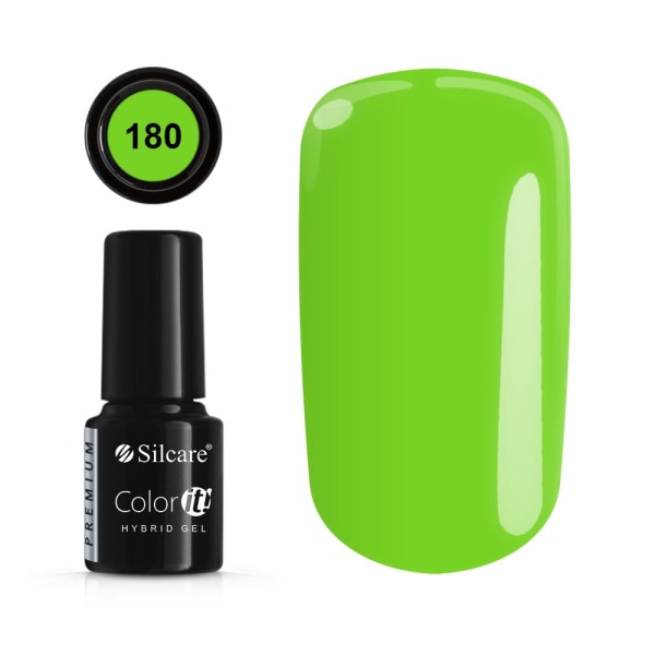 Gellack - Hybrid Color IT Premium - 180 - Silcare Ljusgrön