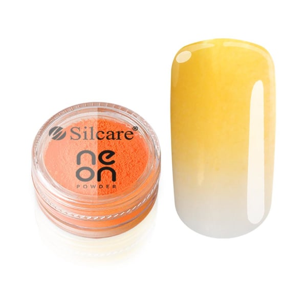 Silcare - Neon Pulver - 07 - Gul - 3 gram Orange