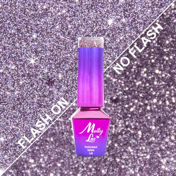 Mollylac - Geelilakka - Vilkkuvat valot - 562 5ml Purple