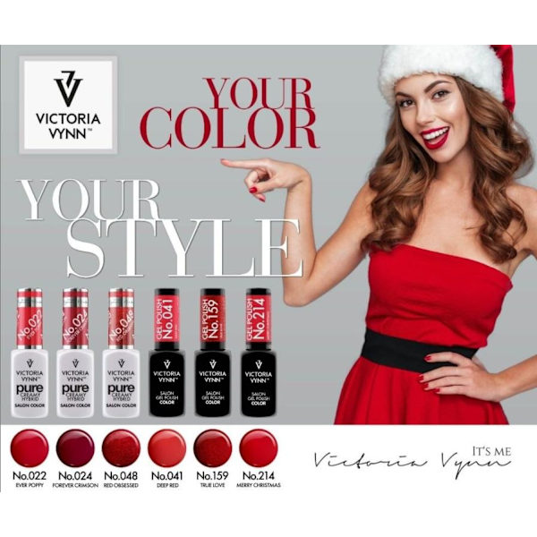 Victoria Vynn - Pure Creamy - 024 Forever Crimson - Gellack Dark red