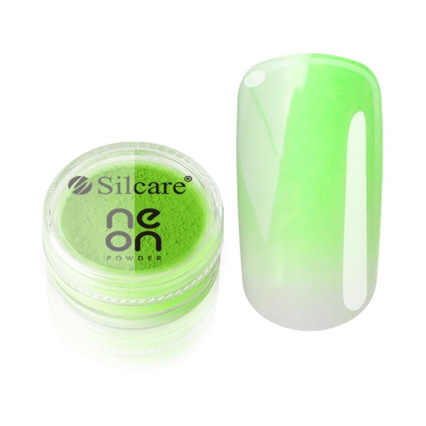 Silcare - Neon Powder - 04 - Grøn - 3 gram Green