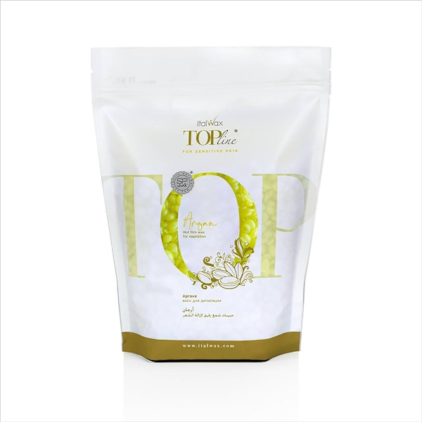 750g Top line - Argan - Vax i flingor (Filmvax) - Italwax Gul