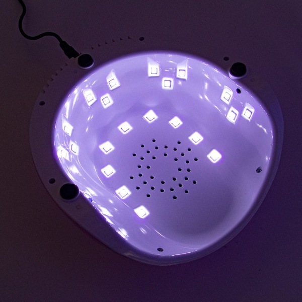 UV/LED 72W - Sømlampe - Diamant - F5 - Lilla Purple