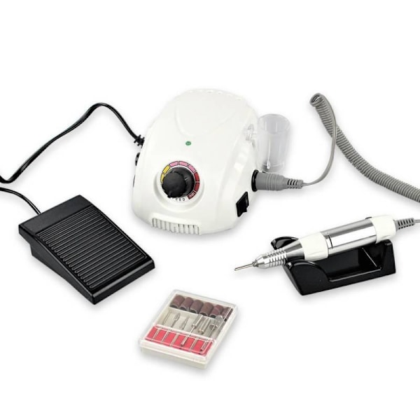 DM212 - Elektrisk nagelfil - 25000 RPM - Vit White