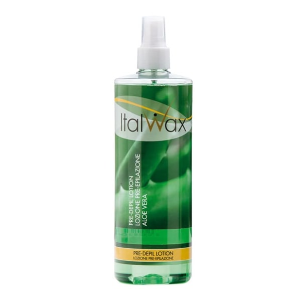 500ml Före vaxning lotion - Aloe vera - Italwax Grön