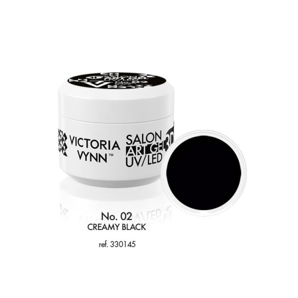 Victoria Vynn - Art Gel 3D - 02 Creamy Black - Gel Black