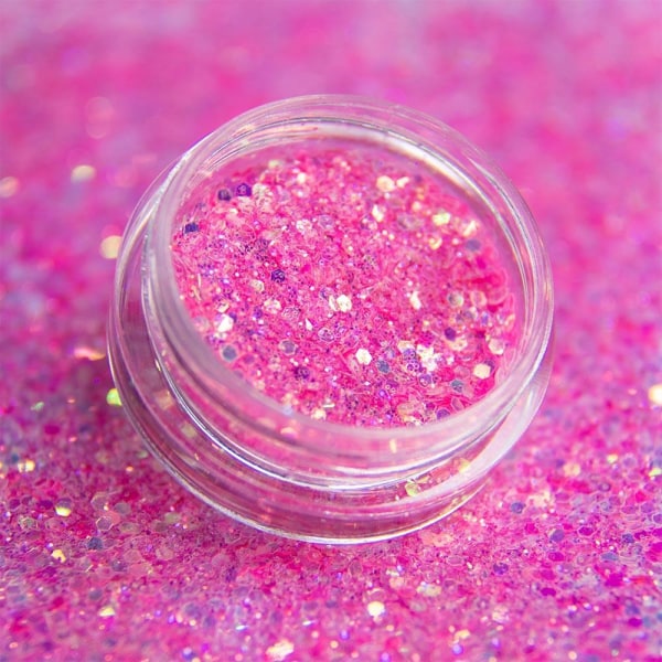 Nagelglitter - Wink Effect - Hexagon - 26 Rosa