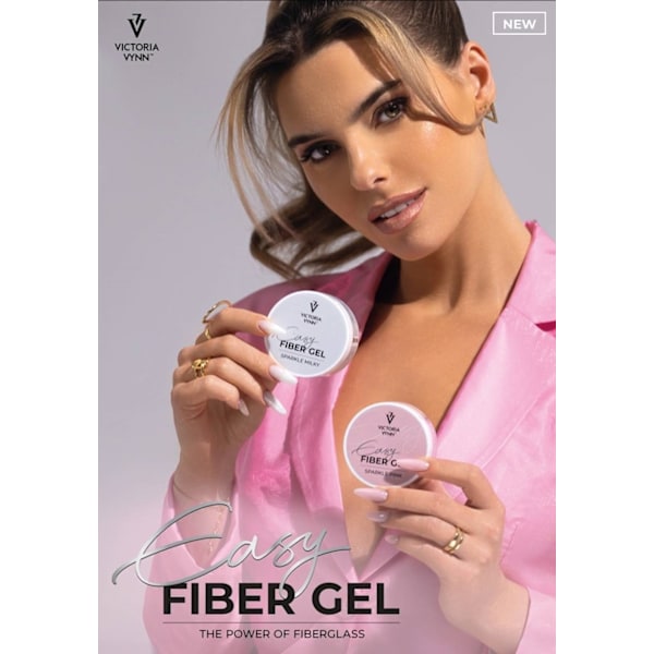 Victoria Vynn - Easy Fiber Gel 15 ml - Sparkle Milky Vit