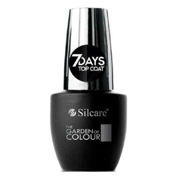 7 Days Top Coat - The Garden of Color - 15 ml - Silcare Transparent