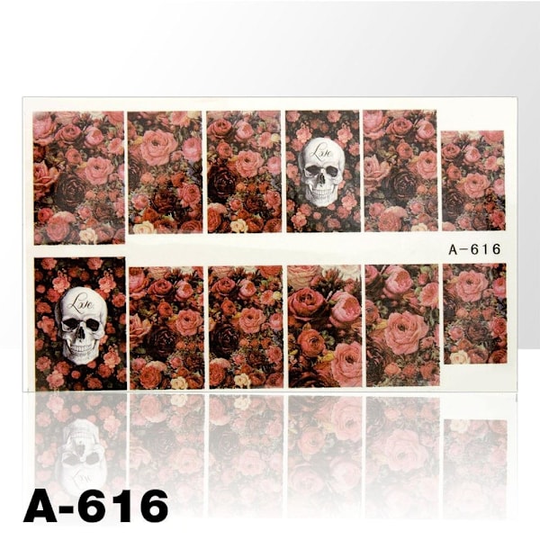 Vesitarrat - Ruusut - A616 - Kynsille Multicolor
