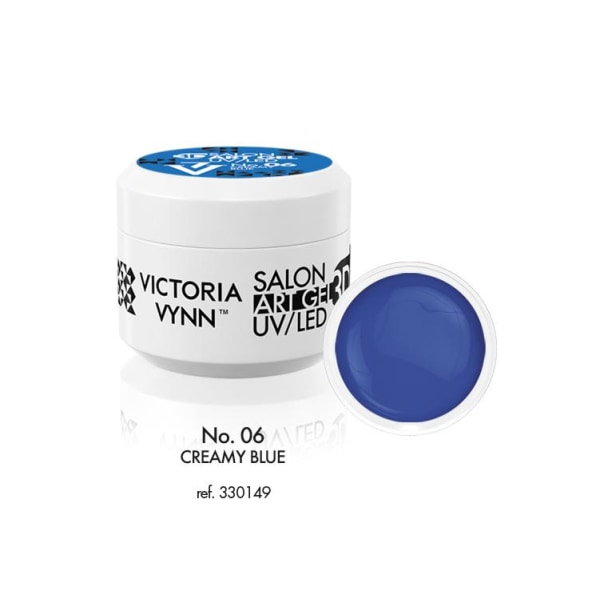 Victoria Vynn - Art Gel 3D - 06 Creamy Blue - Gelé Blå