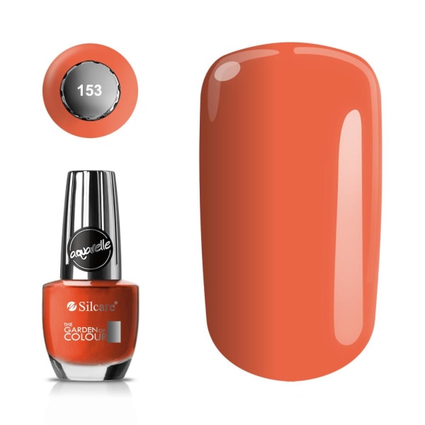 Silcare - Garden of Colour - Nagellack - Aquarelle - 153 - 15 ml Orange