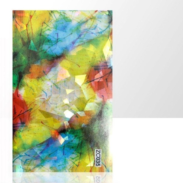 Neglefolie - Lasereffekt - 057 - 191 Multicolor