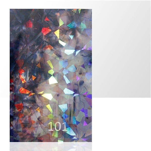 Nagel folie - Laser effect - 043 - 33 Multicolor