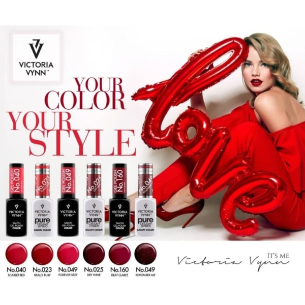 Victoria Vynn - Pure Creamy - 023 Really Ruby - Gellack Dark red