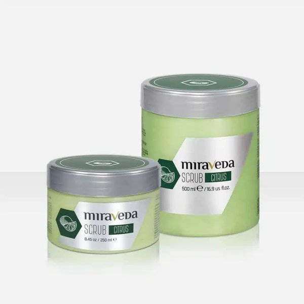 Miraveda - Scrub - Citrus - 500 ml - Italwax Grön