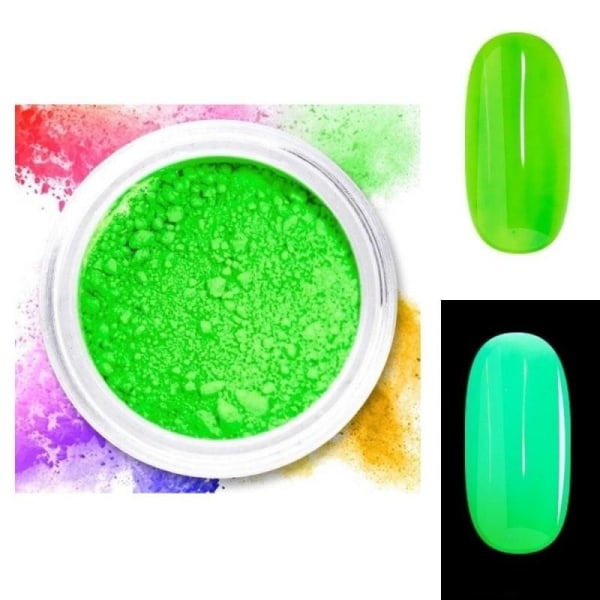 Neonpigmentti/jauhe - Vihreä - 02 Green