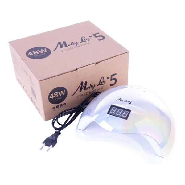 UV/LED 48W - Nagellampa - Molly Lac 5 - Rainbow multifärg