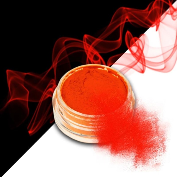 Effekt pulver - Smoke - Neon - Mörk Orange - 06 Orange