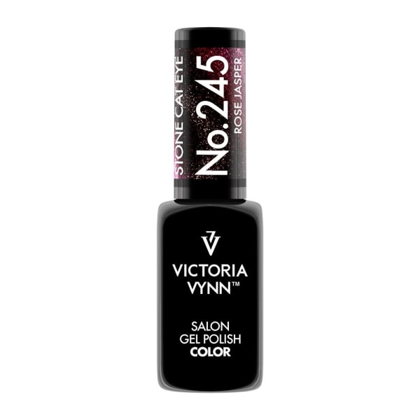 Victoria Vynn - Geelilakka - 245 Stone Cat Eye - Geelilakka Dark red