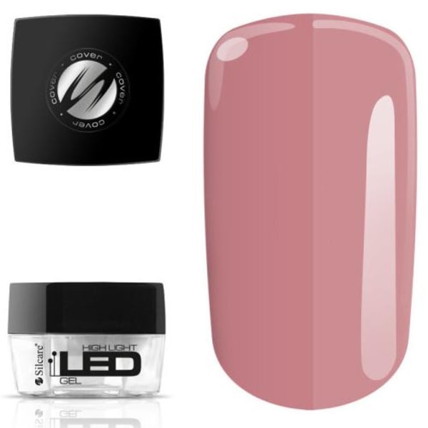 High Light LED Gel - Builder Cover - 15 g - Silcare Rosa