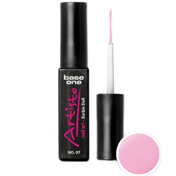 Base one - UV-geeli - Artisto - Barbie-nukke - 07 - 10 grammaa Light pink
