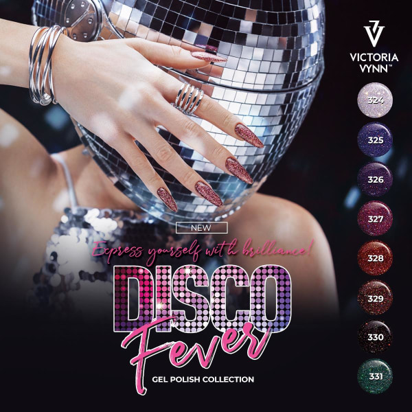 Victoria Vynn - Geelilakka - 324 Disco Ball - Geelilakka Purple