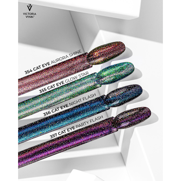 Victoria Vynn - Gel Polish - 354 Aurora Shine - Cat Eye - Gellack Brun