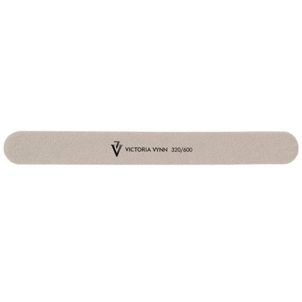 10 kpl kynsiviilat - Suora - 320/600 - Victoria Vynn - Harmaa White