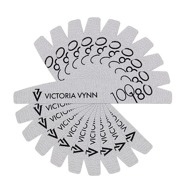 Nagelfil - Halvmåne - 100/180 - Victoria Vynn  - Grå White