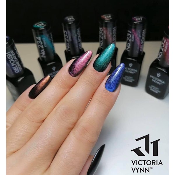 Victoria Vynn - Gel Polish - 233 Stone Cat Eye - Gellack Blå