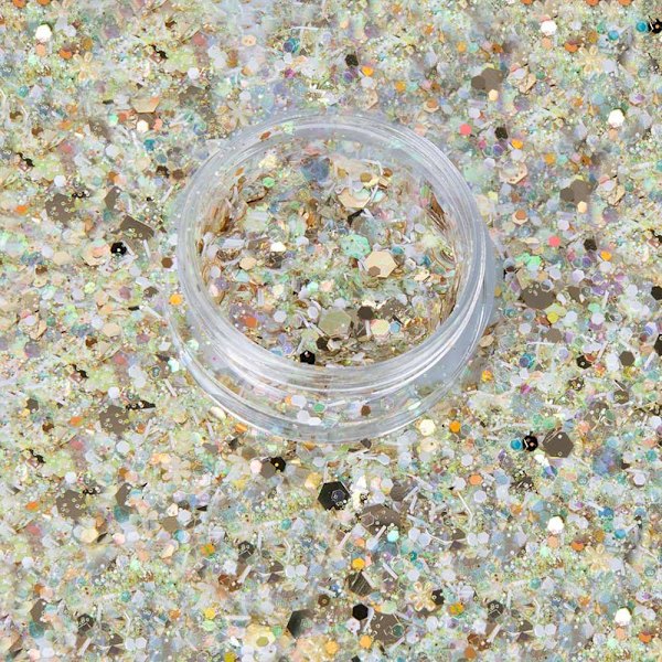 Bland glitter - Alpine effekt - 05 Multicolor