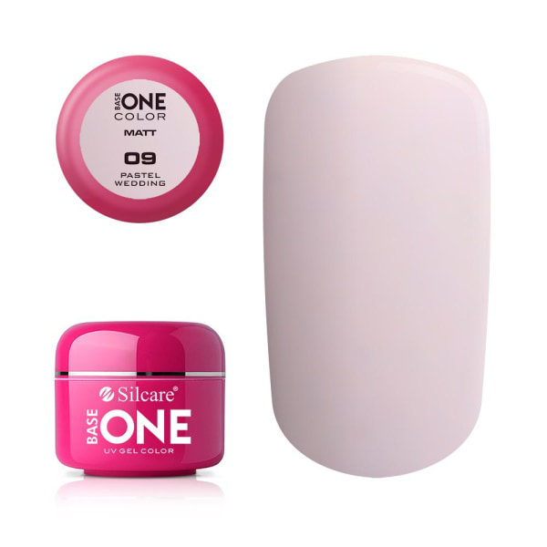 Base One - UV-geeli - Matta - Pastelli Wedding - 09 - 5g Light pink