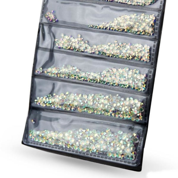 Zirkon stenar 1440 st - 4 storlekar - C1 Multicolor