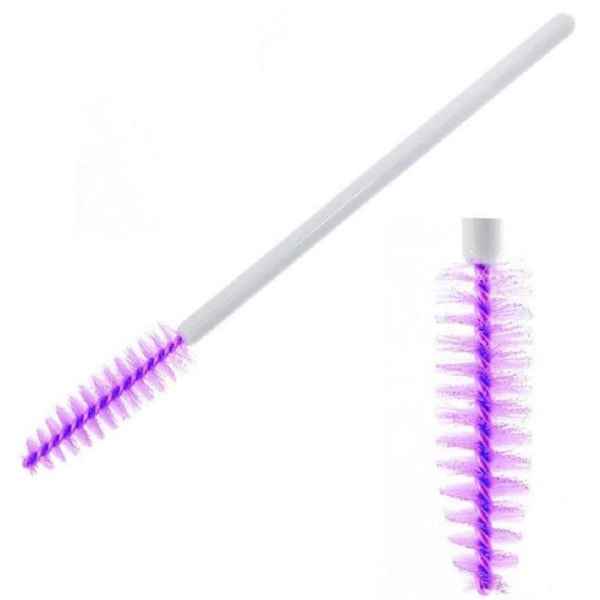 Mascara børster 50 stk - Extra Soft Purple