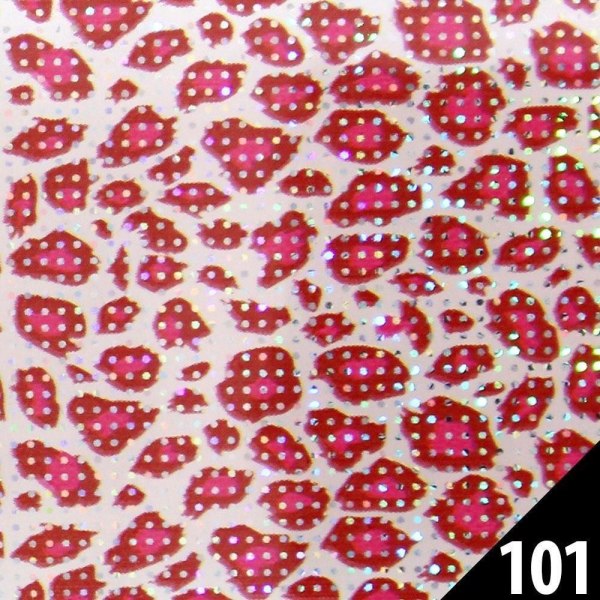 Nagelfolie / folie - för nageldekorationer - #101 - 100 cm multifärg