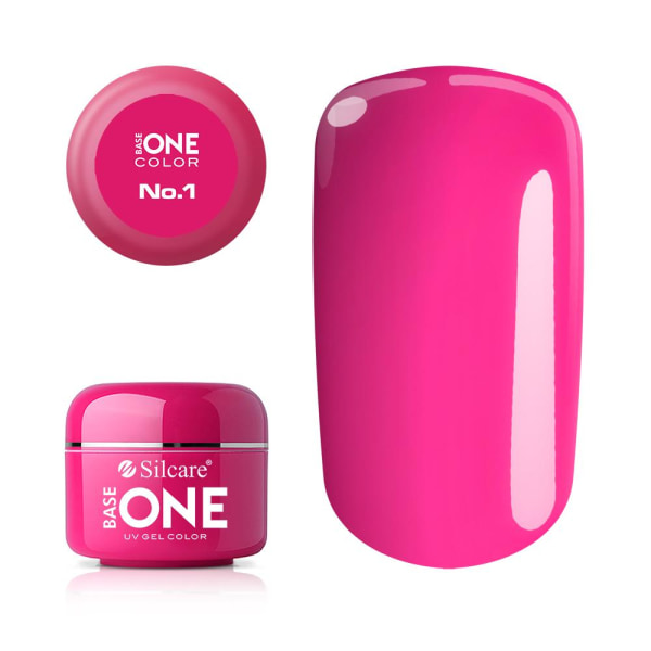 Base one - Color - UV Gel - N.o 1 Pink - 5 gram