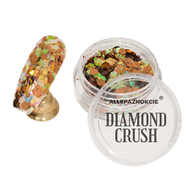 Nail Glitter - Diamond Crush - 08 Gold