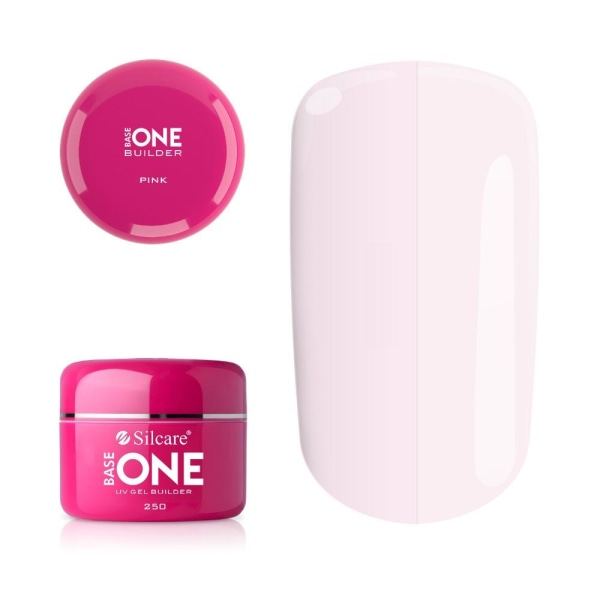 Silcare - Base One - Builder - Vaaleanpunainen - 250 grammaa Pink