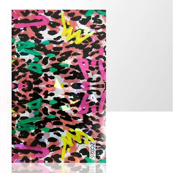 Nagel folie - Laser effect - 058 - 216 Multicolor