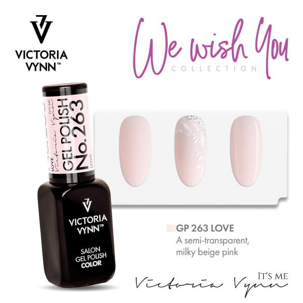 Victoria Vynn - Gel Polish - 263 Love  - Gellack Ljusrosa