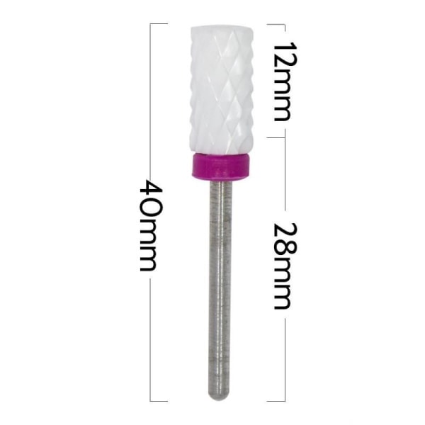 Keramisk slip bits - Vit / Röd - A0713T-3XC Multicolor