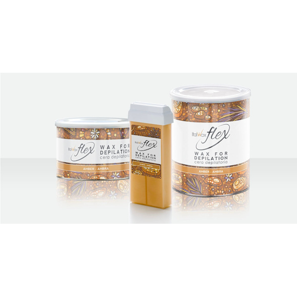 100g Amber - Roll on vax - Flex - Italwax Gul