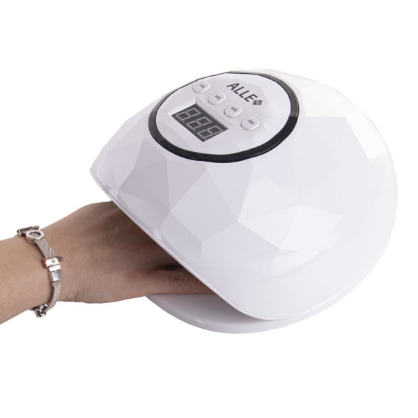 UV/LED 72W - Naulalamppu - Timantti - F5 - Valkoinen White