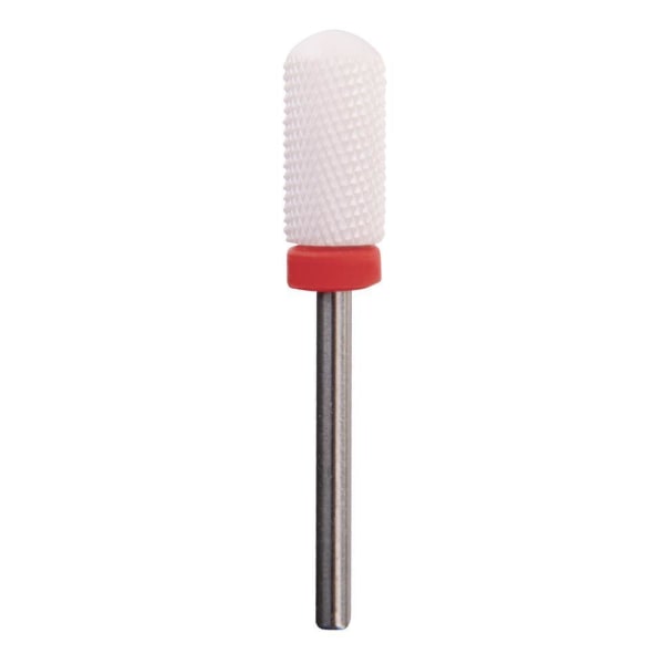 Keramisk slip bits - Vit / Röd - Cylinder boll - F 3/32 Vit