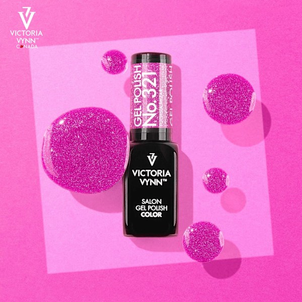 Victoria Vynn - Gel Polish - 321 Fuchsia Mizar - Gellack Lila