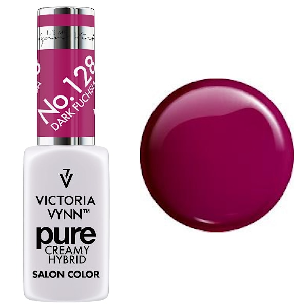 Victoria Vynn - Pure Creamy - 128 Dark Fuchsia - Gellack Lila
