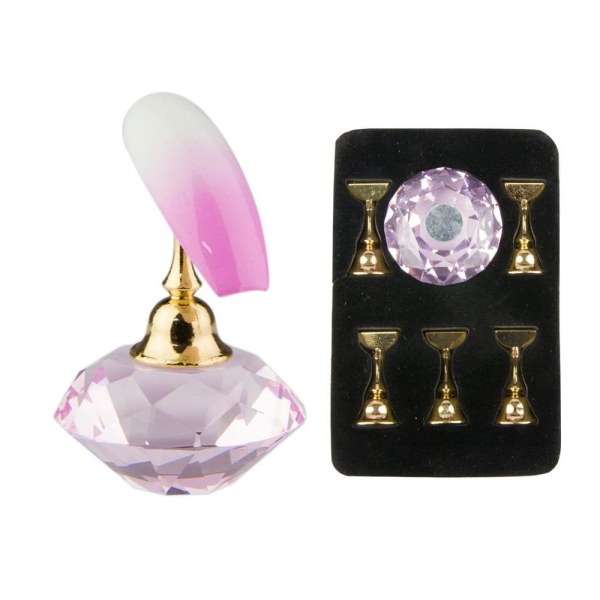 Tipp display - Magnetisk - Kristall kula / Guld #5 Kristall