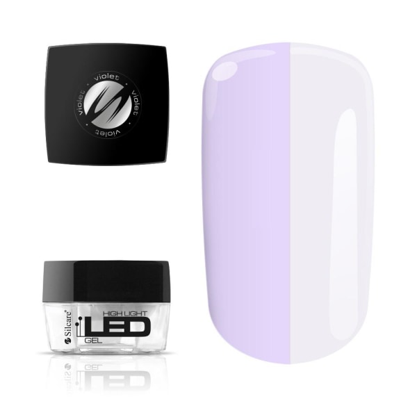 High Light LED Gel - Builder Violet - 30 g - Silcare Purple