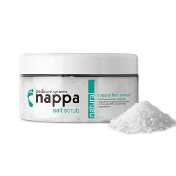 Nappa - Pedikyr system - Saltskrubb - 420 gram Transparent